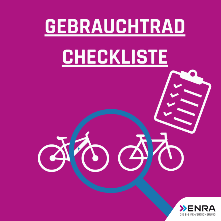 ENRA Gebrauchtrad Checkliste